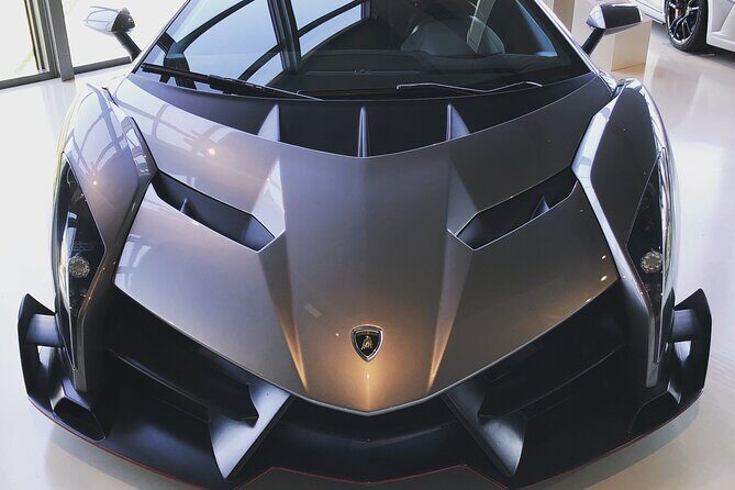 Antagonist Motors: Lamborghini, Ferrari, PaganiFactory, Lunch, Private transport - Stop 1: Lamborghini MUDETEC and the Bull Through Time