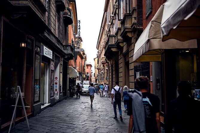 Bologna Food & Market Tour with 6 Tastings, Pasta, Wines & More - San Petronio and the way the tour ends near Piazza Santo Stefano