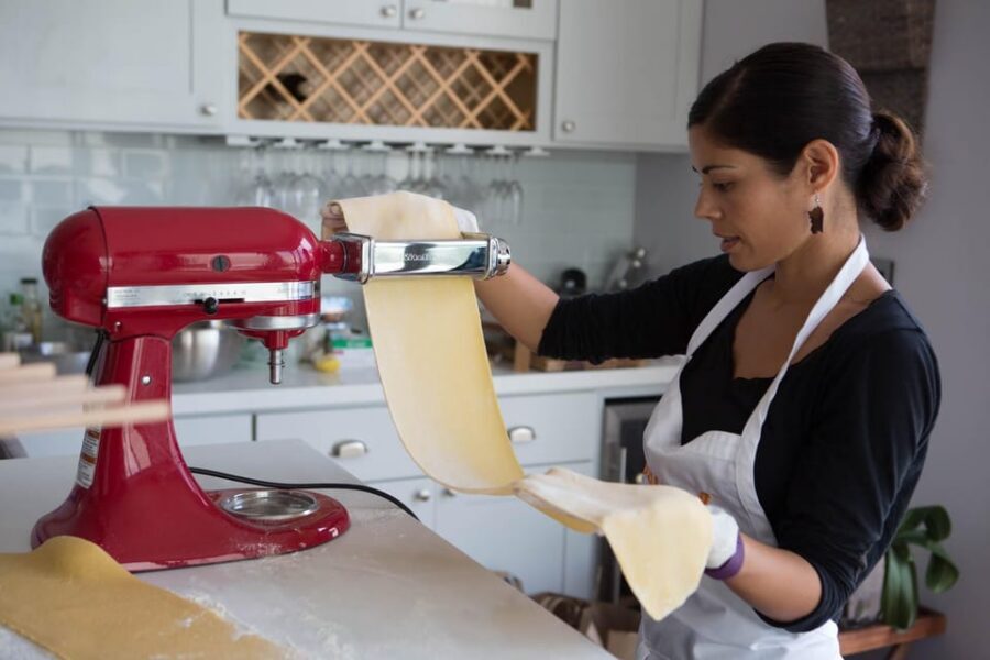 Bologna : Pasta Making With Local Chef + Wine - Tortelloni from scratch with cherry tomato and basil