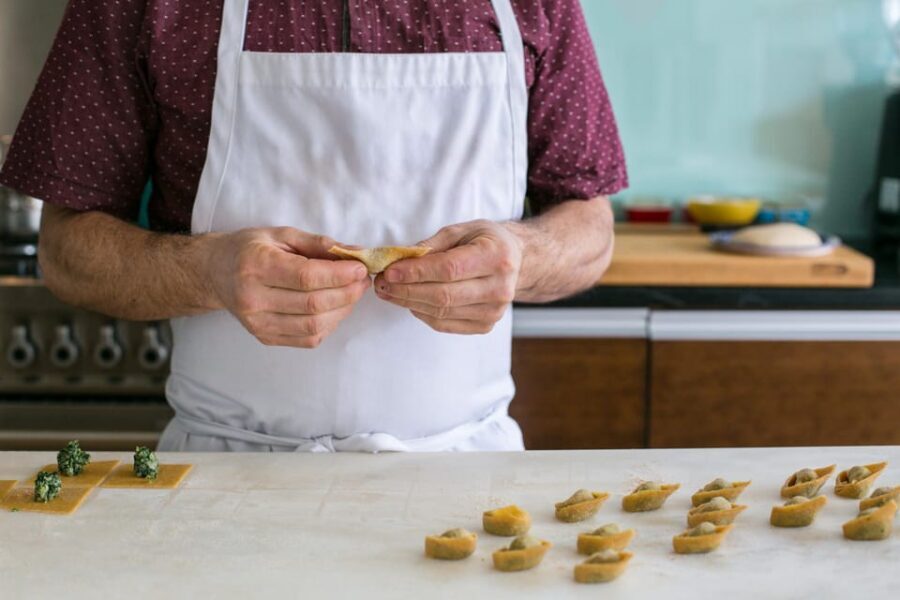 Bologna : Pasta Making With Local Chef + Wine - Aperitivo first: homemade pizza and a glass of wine