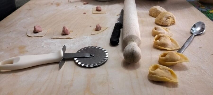 Bologna: Traditional Bolognese Cooking Class with a Meal - From dough to dinner: the three-course meal and wine you actually need