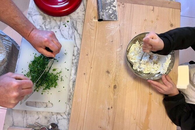 Bolognese Cooking Class with Margherita in the Historic Center - The full meal: antipasto, pollo alla cacciatora, and tiramisu