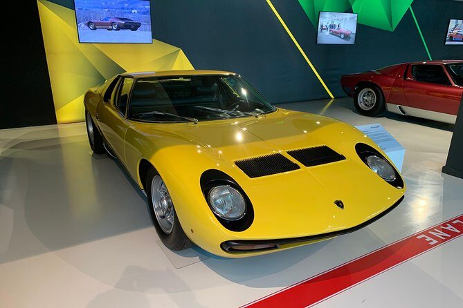 Ferrari Lamborghini Pagani Museums - Tour from Bologna - MUDETEC Lamborghini Museum in Sant’Agata Bolognese: tech-forward supercars
