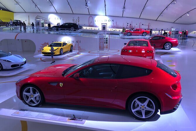 Ferrari World: Museums, Factory tour, Simulator,private transport - Fiorano Track: a private-circuit taste (with possible test day luck)