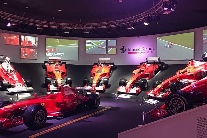 From Bologna: Small Group Motor valley Experience with lunch - Museo Ferrari in Maranello: your 2-hour window for the serious fans