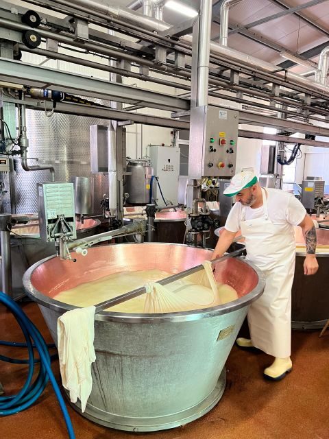 Modena/Bologna: Ferrari, Lambo, Cheese, Vinegar Tour w/Lunch - Why Parmigiano, Balsamic, and Supercars in One Day Works
